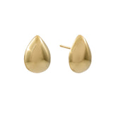 E190-GP - ANDREA - Gold Plate Tear Drop Stud Earrings