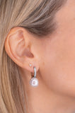 E1634 ANYA Freshwater Baroque Pearl with CZ post earring