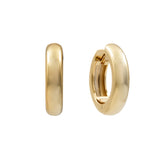 E53-GP - EDIE - Gold Plate Medium Round Hoop Earrings