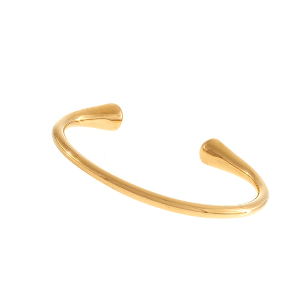 B70-SS-RAVEN- Gold plate Stainless Steel Cuff Bangle